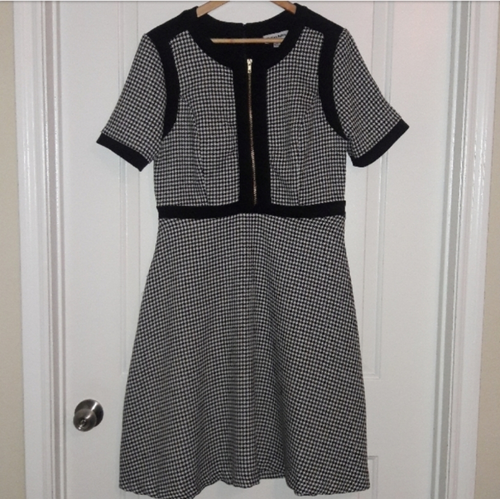 Shelby & Palmer | Women's Black/Off White Dress